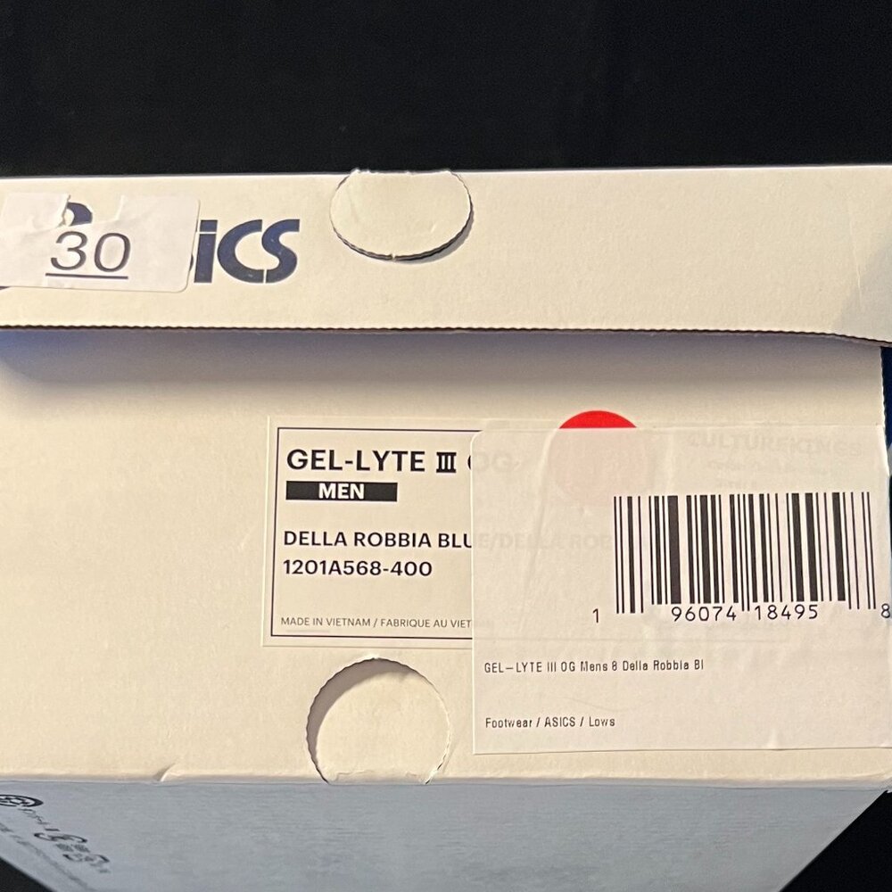 Asics Gel - Lyte III OG Awake NY Della Robbia Blue NIB M 8 W 9.5 - Picture 7 of 7